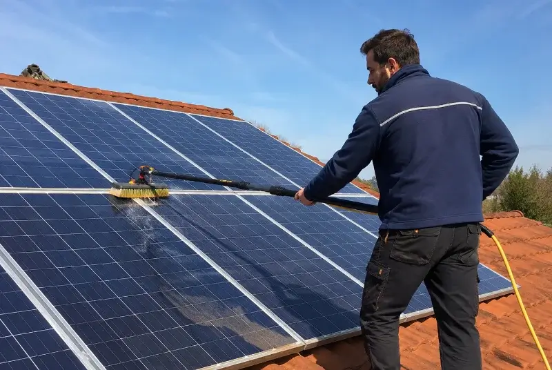Nettoyage et entretien de panneaux solaires à Dompierre-sur-Charente